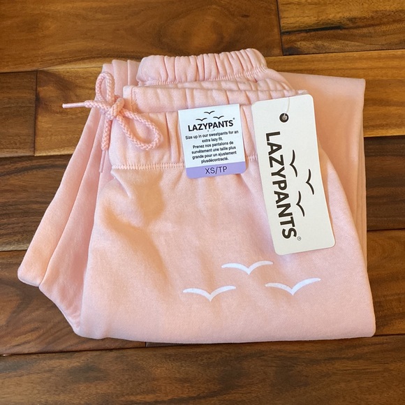 Niki Exclusive Ultra-Soft Sweatpant in Lavender Sponge in Baby Pink - Picture 2 of 2